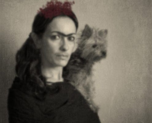 Alessandra Favetto - Fine art self portrait photographer - Tribute to Frida - 2014 - Photography - Paper